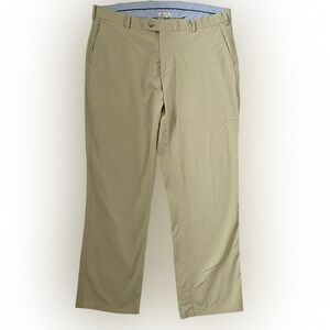 PETER Millar Men’s Tailored Khaki Beige Tan Dress Pant Chinos Trousers 38x28